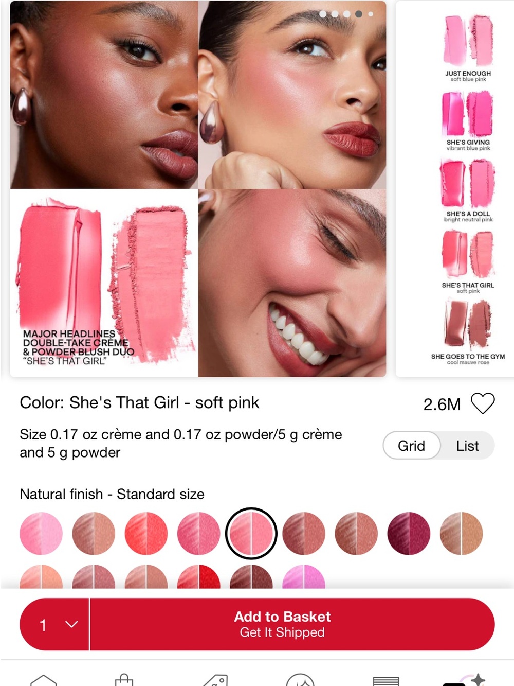 Patrick Ta Soft Pink Cream & Powder Blush Duo - Picture 3 of 7